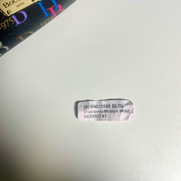 RARE Dooney & Bourke DB75 Multi Color Crossbody - Picture 10 of 15